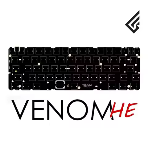 Geonworks Venom 60 HE Keyboard PCB Magnetic Switch Custom DIY Mechanical Keyboard Accessories Compat