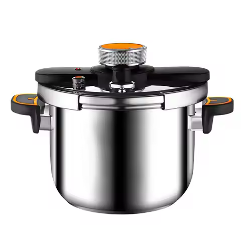 PGY 4L/6L/8L Stainless Steel Pressure Cooker Safety One-Hand Locking Olla de Presion Multi-Cooker fo