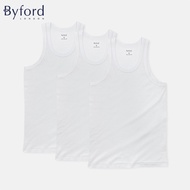Byford 3pcs Men Undershirt Tank Top Singlet Cotton Rib BMN278489AS1