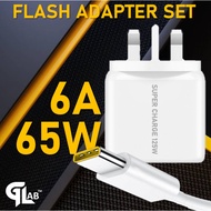 125W ALIGATO SUPER 2.0 Flash Charger 10V 6A Adapter + Micro USB / Type-C Flash Charge Cable (1m)