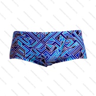 FUNKY TRUNKS Men's Classic Swim Trunks - Blue Bits