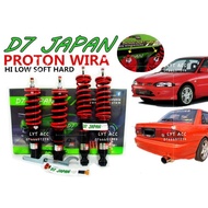 D7 WIRA, WAJA, GEN2, PERSONA Hi Low Soft Hard Body Shift Adjustable Coilover Set