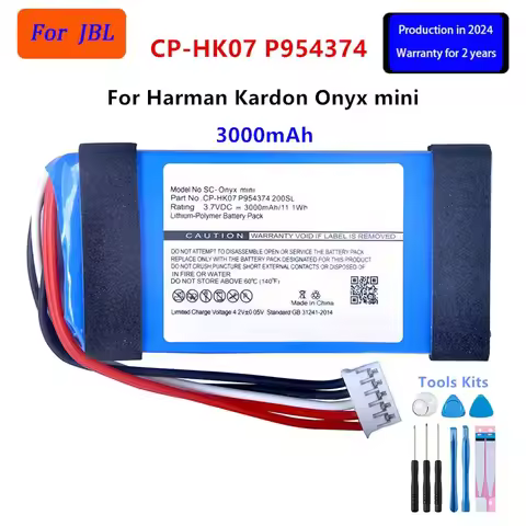 Original CP-HK07 P954374 3000mAh Onyx mini Speaker Replacement Battery For Harman/Kardon Onyx mini L