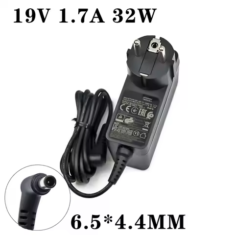 EU Plug 19V 1.7A AC Power Adapter Wall Charger For LG ADS-40FSG-19 19032GPG-1 EAY62790006]