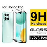Safety Glass Film 1/2/3 Pcs Full Cover Tempered Glass For Honor X6c X5b X7a Plus X6b X6a X7c X7b X8c