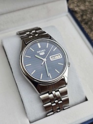 นาฬิกา Seiko 5​ Automatic กลไกลระบบเครื่อง 7009 หน้า​บรอนซ์​ไล่เฟด หลักแท่งเงิน