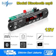 Mp3 Kit Modul Bluetooth versi 5.0 USB AUX Fm Ridio 12V Original Car Portable  Modul Bluetooth MP3 FM Radio TF Card USB AUX Kit Modul Bluetooth Audio Speaker