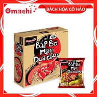 THÙNG 30 GÓI MÌ BẮP BÒ HẦM DƯA CHUA OMACHI