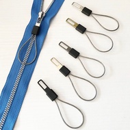 Clothes Accessories Metal Tough Durable Steel Wire Luggage Climbing Bag Puller Zipper Puller Zipper 