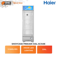 Haier Showcase Freezer SC-248E 339L 5 Shelves SC248E Peti Sejuk Beku