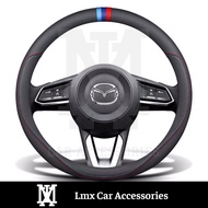 Mazda CX3 CX5 CX8 CX9 CX30 Mazda 2 Mazda 3 Mazda 6 Nappa Steering Cover Steering Wheel Covers Car Ac