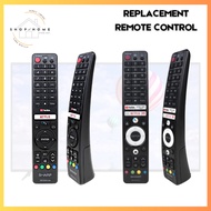 Sharp Replacement For Sharp GB326WJNA Flat Panel Android TV Remote Control YouTube Netflix GB326WJSA