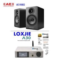 勝鋒光華喇叭專賣店-【英國AE】AE 100MKII(黑色)被動式喇叭搭LOXJIE A30 D類擴大機