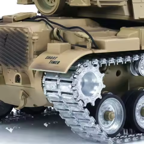 1/16 TD RC Battle Tank M60A1 ERA USA Radio Control Tank BB Infrared Battle Tanks Model Metal Wheel T