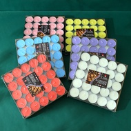 Round Candles 4 Hours 50 Odorless Tea Wax Romantic Birthday Tea Making Hotel KTV Fire Lacquer Candle