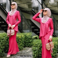 BAJU KURUNG MODEN 🌹 NAFEESA IRIS KURUNG PINK MAGENTA