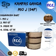 (FCC) DOUBLE CLUTCH PLATE MIO J 54P DOUBLE CLUTCH PLATE ONLY MIO GT XRIDE SOUL GT ORIGINAL FCC