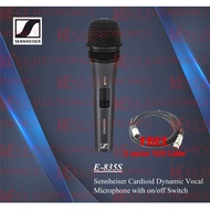 Sennheiser e 835-S Live Vocal Microphone with on/off switch completed with microphone cable