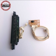 TOMBOL POLYTRON 24 INCH LCD TV SENSOR AND BUTTON MODEL PLM 24M51 IR MODULE RECEIVER MANUAL KEYPAD PO