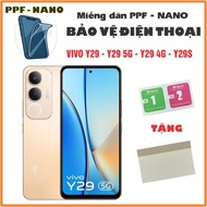 NANO - PPF sticker protects VIVO Y29 5G - Y29 4G - Y29S phones against high-quality screen breakage