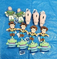 拉繩 震震 震動 毛公仔 Pixar Disney 迪士尼 Toy Story 反斗奇兵 三眼仔 三眼怪 胡迪 巴斯光年 火腿豬 景品 全新正版有牌 中古 已絕版 生日禮物 詳細請看描述