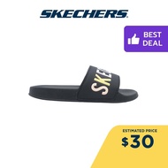 Skechers Women Cali Side Lines 2 Slides - 897922-BKMT