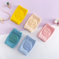 Newborn Knee Pad Infant Knee Pad Elbow Pad Infant Creeping Knee Pad Smiling Face Colorful Knee Pad