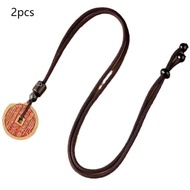 Kalung Koin Kuno 2pcs Kalung Koin China Fengshui Kalung China Keberuntungan Kalung Kuno Feng Shui