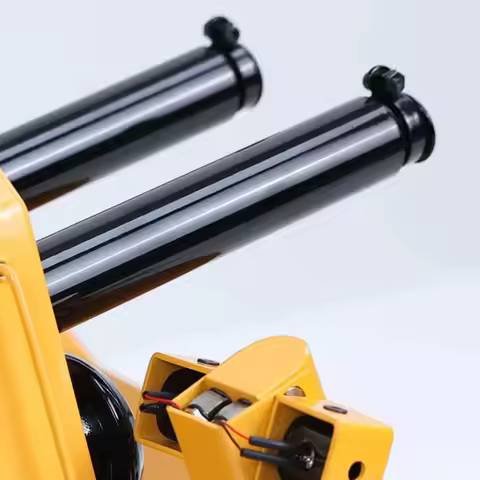 New DXR2 1/14 JDM 98 Metal RC Hydraulic Bulldozer Yellow Color RTR Assembled Radio Model Plow Dozer 