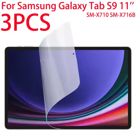 3 Packs For Samsung Galaxy Tab S9 WiFi 5G 11 Inch 2023 PET Soft Film Screen Protector For Samsung S9