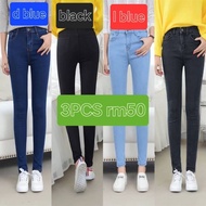 (3pc rm50) ladies jeans slimfit bergetah. 26-38. ready stock.