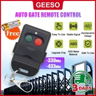 GEESO Auto Gate Door Remote Control SMC5326 330MHz 433MHz Auto Gate Wireless Remote With Free Batter