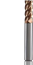 MOLIBAIHUO 1pc Tungsten Carbide End Mill 4 Flutes Cnc End Milling Cutter Tools for Face and Slot Mac
