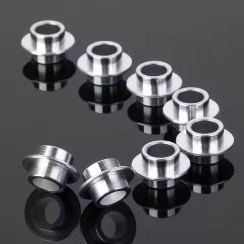 8 Pcs 8mm Aluminium Skateboard Scooter Bearing Spacers Skate Wheel Replacement Bearing Bushing For R