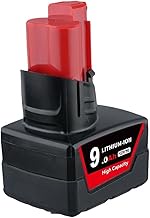 12V 9.0Ah M12 Cordless Power Tools Battery pin Battery Replace Compatible with Milwaukee XC 48-11-24