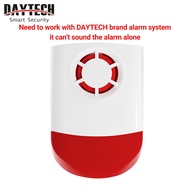 DAYTECH Wireless Siren Alarm 315MHz 120dB UK Plug for Model GSM02, Model WIFI06 Daytech Alarm System