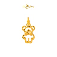 MASDORA 999 Gold Pendant Loket Emas ~ Cutie Bear (EMAS 999/24K)