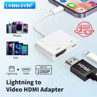 Lemorele L8 Lightning to HDMI adapter for iPhone to TV iPhone to HDMI adapter 1080P digital AV adapt