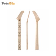 [PETSOLA] 24 Fret Maple Electric String Neck Matte Finish Guitar Handle Upgrade Accessory for Electr