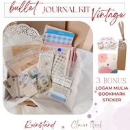 Bullet Journal Kit Vintage - Journal Kit - Scrapbook Kit Clairie Nook