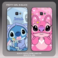 HW-35 THE Stitch Glass KACA Casing for Samsung Note FE J4 S24 S25 J7 J6 Core 9 Prime Pro Plus Ultra