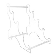 [herebuy] Acrylic Desktop Lightsaber Stand 4 Tier Lightsaber Holder Light Saber Display Rack For Swo