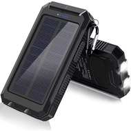 BLUEM 20000mAh Solar power bank พาวเวอร์แบงค์ พาเวอร์แบงค์ เพาเวอร์แบงค์ แบตสำรอง ไฟฟ้า พลังงานแสงอา