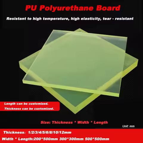Polyurethane PU Plate for Leather Craft Punch Pad Elastic Rubber Die Cut Protect Desktop DIY Shock A