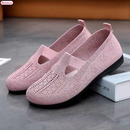 Bestshow Women Slip-On Canvas Shoes Soft Round Tip Walking Shoes Sneakers Gift for Christmas Birthday New Year