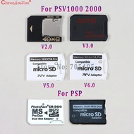Game Card Holder For Psp Psvita Psv 1000 2000 Memory Sd2vita Pro Compatible Sd Tf Card Adaptor V2.0 