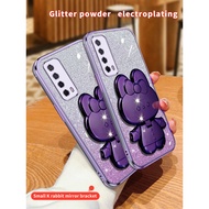 For Huawei Y7A Case Shockproof Electroplated Back Cover For Huawei Y7A Stand Phone Casing