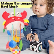 GANTUNGAN Baby Stroller Toys/Music Baby Hanging Toys/Baby Rattles/Baby Hanging Toys/Baby Sensory Toy