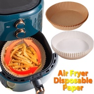 100pcs Air Fryer Disposable Paper Liner / Non-Stick Baking Mats / Kitchen Air Fryer Baking Accessories