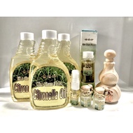 Taiwan Citronella Oil (500ml) Bundle with Wood Diffuser and Refillable Spray Bottle |台湾”金湛坊”香茅油